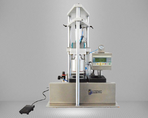 半封闭式蜂蜜双头半自动真空旋盖机 半封闭式蜂蜜双头半自动真空旋盖机